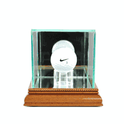 Perfect Cases Golf Ball Display Case - Walnut
