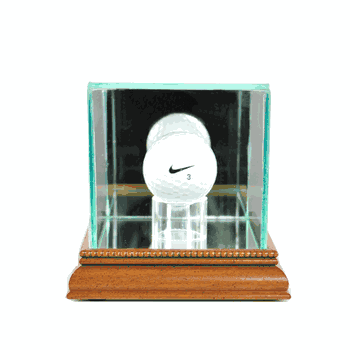 Perfect Cases Golf Ball Display Case - Walnut