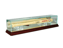 Perfect Cases Mini Bat Display Case - Cherry