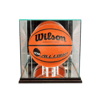 Perfect Cases Rectangle Basketball Display Case - Black