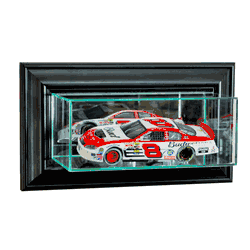 Perfect Cases Wall Mounted 1/24th NASCAR Display Case - Black