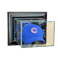 Perfect Cases Wall Mounted Cap / Hat Display Case - Black