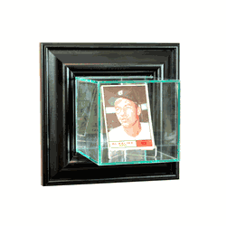 Perfect Cases Wall Mounted Card Display Case - Black