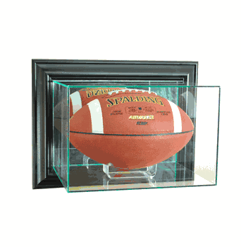 Perfect Cases Wall Mounted Football Display case - Black