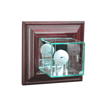 Perfect Cases Wall Mounted Golf Display Case - Cherry