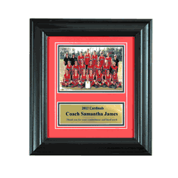 Perfect Cases Wall Mounted Picture Frame for 5x7 and Engraving Plate for Individual Award -