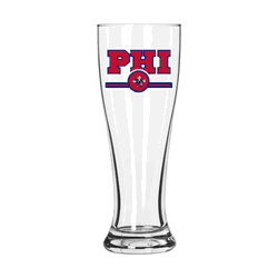 Philadelphia 76ers 16oz Letterman Pilsner Glass