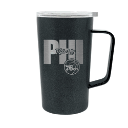 Philadelphia 76ers 18oz Onyx Hustle Travel Mug