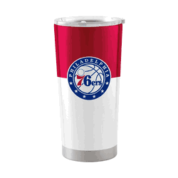 Philadelphia 76ers 20oz Colorblock Stainless Steel Tumbler