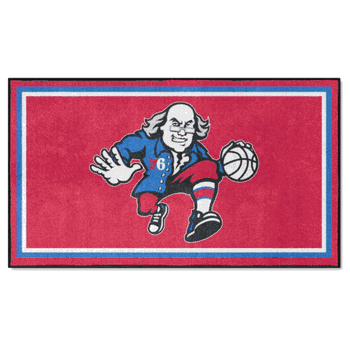 Philadelphia 76ers 3ft. x 5ft. Plush Area Rug