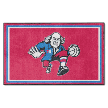 Philadelphia 76ers 4ft. x 6ft. Plush Area Rug