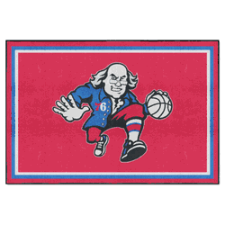 Philadelphia 76ers 5ft. x 8 ft. Plush Area Rug