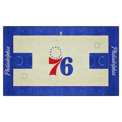 Philadelphia 76ers 6 ft. x 10 ft. Plush Area Rug