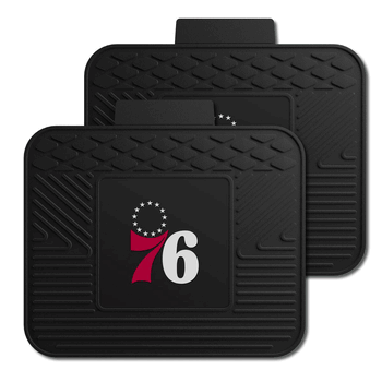 Philadelphia 76ers Back Seat Car Utility Mats - 2 Piece Set