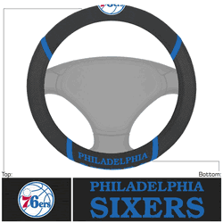 Philadelphia 76ers Embroidered Steering Wheel Cover