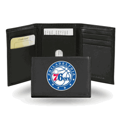 Philadelphia 76ers  Embroidered Tri-fold Wallet