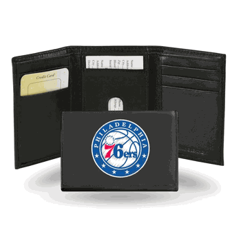 Philadelphia 76ers  Embroidered Tri-fold Wallet