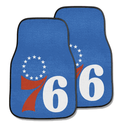 Philadelphia 76ers Front Carpet Car Mat Set - 2 Pieces
