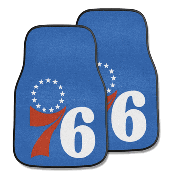 Philadelphia 76ers Front Carpet Car Mat Set - 2 Pieces