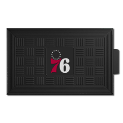 Philadelphia 76ers Heavy Duty Vinyl Medallion Door Mat - 19.5in. x 31in.
