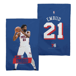 Philadelphia 76ers Joel Embiid NBA 2 Pack Fan Towel 16x25 inches