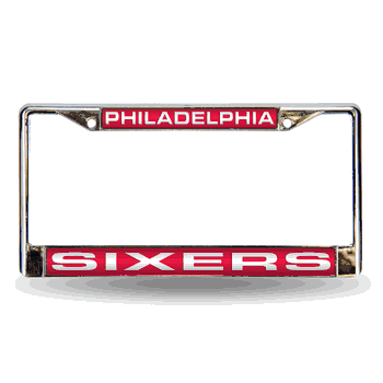 Philadelphia 76ers Laser Frame (Red)