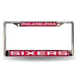 Philadelphia 76ers Laser Frame (Red)