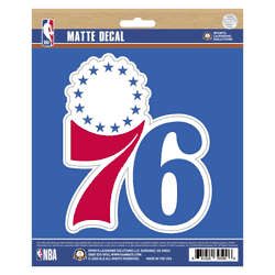 Philadelphia 76ers Matte Decal Sticker