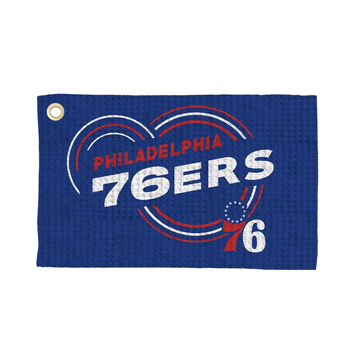 Philadelphia 76ers NBA Droplets Waffle Fan Towel 16x25 inches