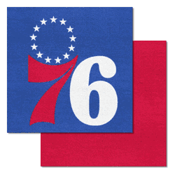 Philadelphia 76ers Team Carpet Tiles - 45 Sq Ft.