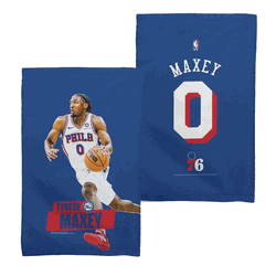 Philadelphia 76ers Tyrese Maxey NBA 2 Pack Fan Towel 16x25 inches