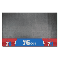 Philadelphia 76ers Vinyl Grill Mat - 26in. x 42in.