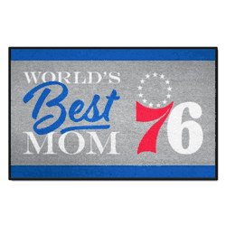 Philadelphia 76ers World's Best Mom Starter Mat Accent Rug - 19in. x 30in.