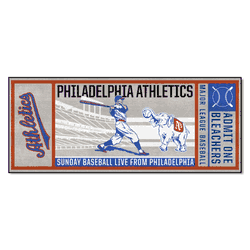 Philadelphia Athletics Ticket Runner Rug - 30in. x 72in.