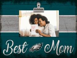 Philadelphia Eagles 10" x 8" Best Mom with Stripe Clip Frame