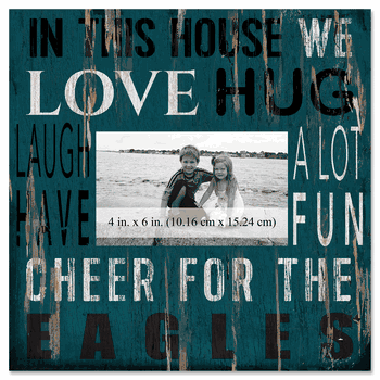 Philadelphia Eagles 10x10 In This House Frame