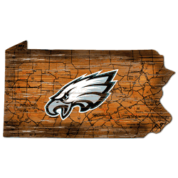 Philadelphia Eagles 12" Mini Roadmap State Sign