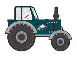 Philadelphia Eagles 12" Tractor Cutout Sign