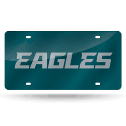 Philadelphia Eagles  12" x 6" Laser Cut Tag For Car/Truck/SUV