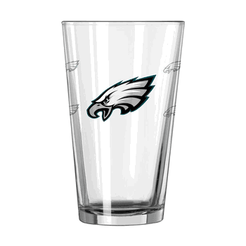 Philadelphia Eagles 16oz Satin Etch Pint Glass