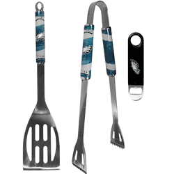 Philadelphia Eagles 2 pc BBQ Set and Bottle Opener