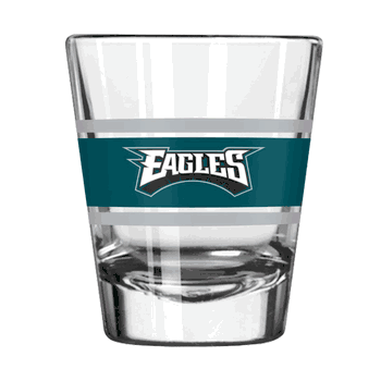 Philadelphia Eagles 2oz Stripe Shot Glass