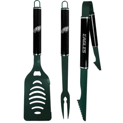 Philadelphia Eagles 3 pc Color and Black BBQ Set