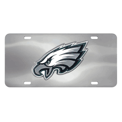 Philadelphia Eagles 3D Stainless Steel License Plate