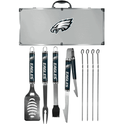 Philadelphia Eagles 8 pc Logo BBQ Set