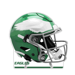 Philadelphia Eagles Acrylic Standee, Throwback Helmet