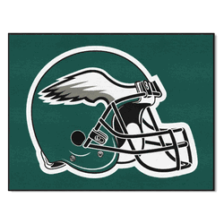 Philadelphia Eagles All-Star Rug - 34 in. x 42.5 in., Helmet Logo