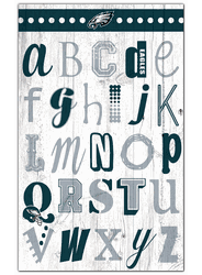 Philadelphia Eagles Alphabet 11x19 Sign