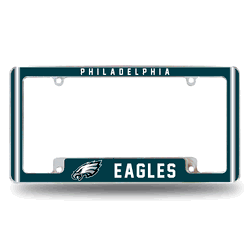 Philadelphia Eagles Alternate Design All Over Chrome Frame