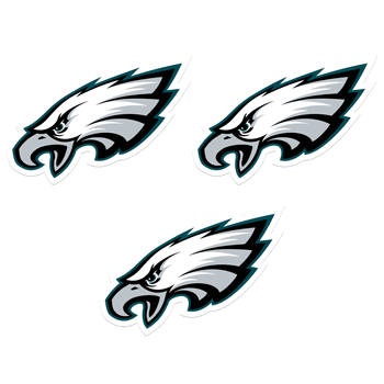 Philadelphia Eagles Auto Decal 3 Pack